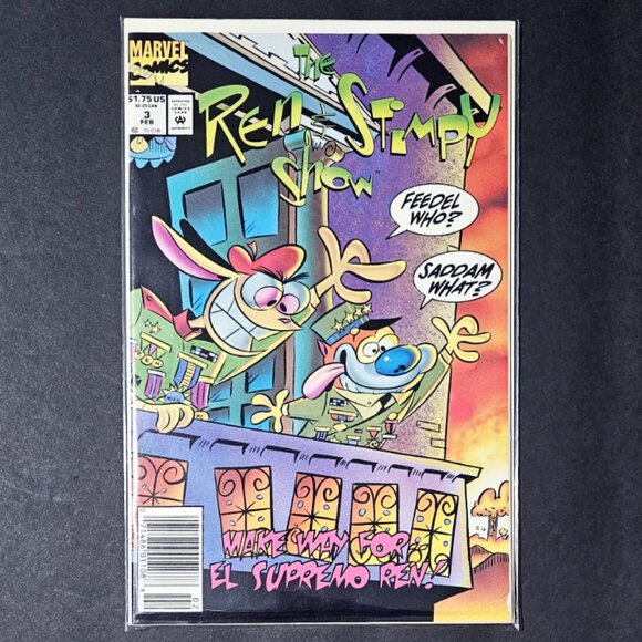 The Ren & Stimpy Show Lot #1, #3, #4 Vol. 1 (1992) Ren Scratch & Sniff - Picture 4 of 5